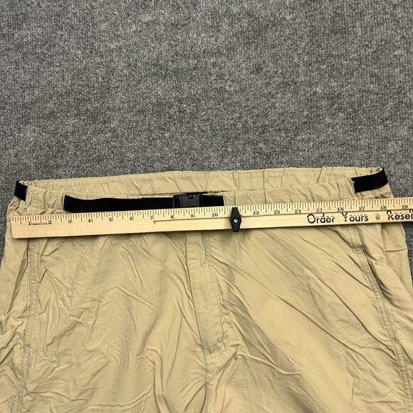 Patagonia Pants Mens 2XL Beige Convertible Hiking Zip Off Nylon Outdoor Belted - Picture 6 of 10